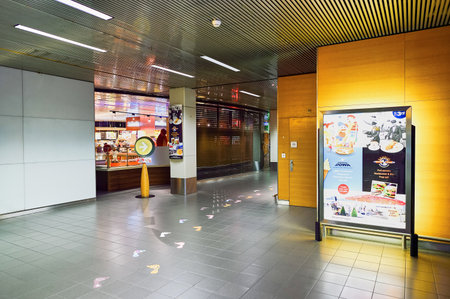 AMSTERDAM, NETHERLANDS - NOVEMBER 17, 2015: interior of Amsterdam Airport. Amsterdam Airport...