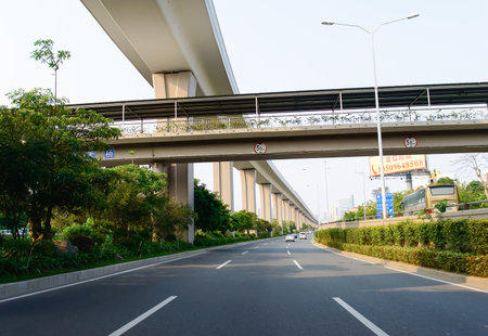 SHENZHEN, CHINA-APRIL 15: Longgang District on April 15, 2014 in Shenzhen, China. ShenZhen is...