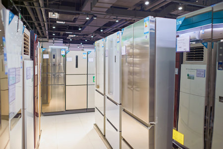 SHENZHEN, CHINA - JANUARY 16, 2015: shopping center in ShenZhen. ShenZhen is regarded as one of the most successful Special Economic Zones.のeditorial素材