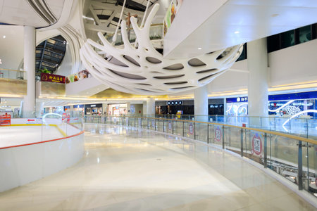 SHENZHEN, CHINA - DECEMBER 16, 2014: shopping store in ShenZhen. ShenZhen is regarded as one of the...