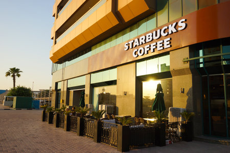 DUBAI - OCT 13: Dubai streets on October 13, 2014. Dubai is the most populous city and emirate in the UAE, and the second largest emirate by territorial size after the capital, Abu Dhabiのeditorial素材