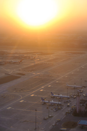 BEIJING, CHINA - NOV 22: Beijing airport on November 22, 2011 in Beijing, China. Beijing is the capital of the People's Republic of China and one of the most populous cities in the worldのeditorial素材