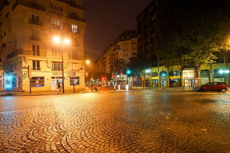PARIS - SEP 06: Paris at night on September 06, 2014 in Paris, France. Night Paris have magic atmosphere without which any trip to Paris would be incompleteのeditorial素材