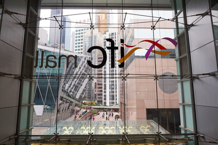 HONG KONG - DECEMBER 25, 2015: inside ifc mall. The International Finance Centre, branded as ifc is...