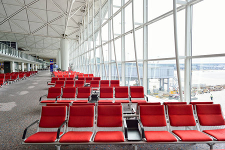 HONG KONG - NOVEMBER 03, 2015: interior of Hong Kong International Airport. It is the main airport...