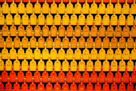 HONG KONG - DECEMBER 25, 2015: interior details the Louis Vuitton store. Louis Vuitton is a French fashion house, one of the world's leading international fashion housesのeditorial素材