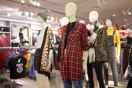 HONG KONG - DECEMBER 26, 2015: inside New Town Plaza. New Town Plaza is a shopping mall in the town centre of Sha Tin in Hong Kong. Developed by Sun Hung Kai Propertiesのeditorial素材