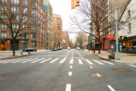 NEW YORK - CIRCA MARCH 2016: New York City at daytime. The City of New York, often called New York City or simply New York, is the most populous city in the United Statesのeditorial素材