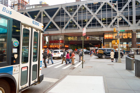 NEW YORK - CIRCA MARCH 2016: New York City at daytime. The City of New York, often called New York...
