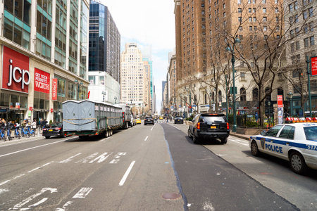 NEW YORK - CIRCA MARCH 2016: New York City at daytime. The City of New York, often called New York...