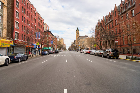 NEW YORK - CIRCA MARCH 2016: New York City at daytime. The City of New York, often called New York City or simply New York, is the most populous city in the United Statesのeditorial素材