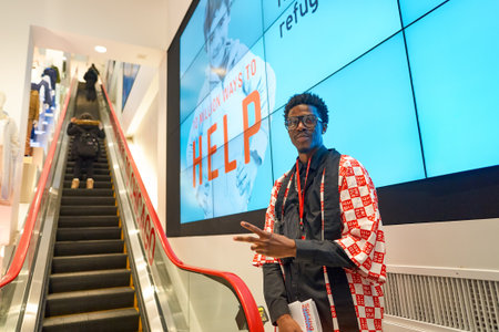 CHICAGO, IL - MARCH 24, 2016: inside of Uniqlo store. Uniqlo Co., Ltd. is a Japanese casual wear...