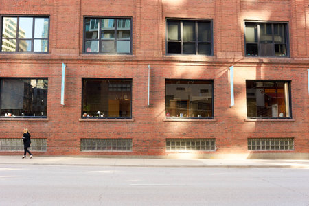 CHICAGO, IL - CIRCA APRIL, 2016: streets of Chicago at daytime. Chicago, colloquially known as the "Windy City", is the third most populous city in the USA, following New York and Los Angelesのeditorial素材