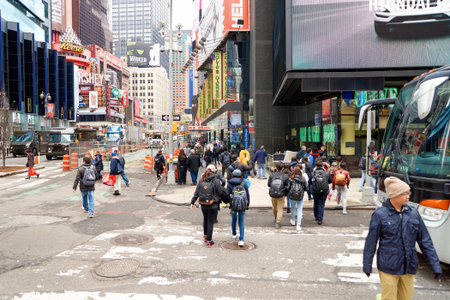NEW YORK - CIRCA MARCH 2016: New York City at daytime. The City of New York, often called New York...