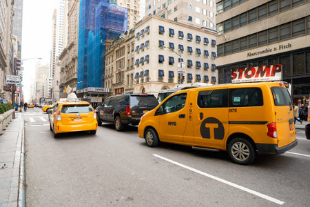 NEW YORK - CIRCA MARCH 2016: New York City at daytime. The City of New York, often called New York...