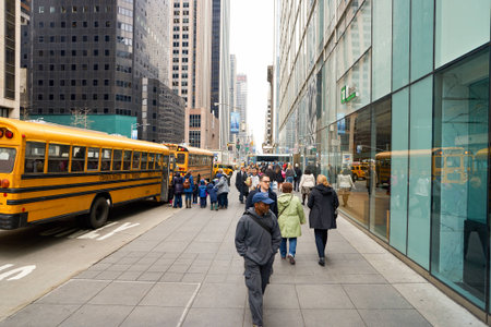 NEW YORK - CIRCA MARCH 2016: New York City at daytime. The City of New York, often called New York...