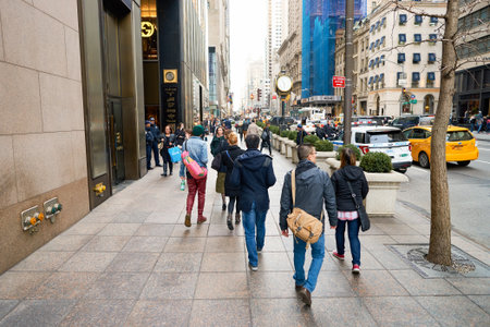 NEW YORK - CIRCA MARCH 2016: New York City at daytime. The City of New York, often called New York...