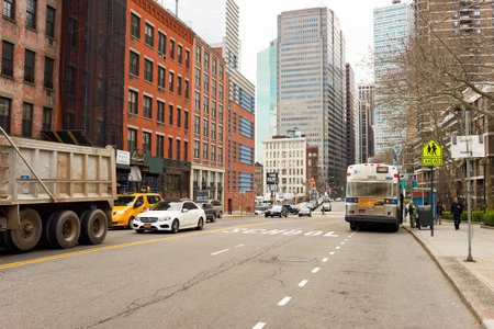 NEW YORK - CIRCA MARCH 2016: New York City at daytime. The City of New York, often called New York...