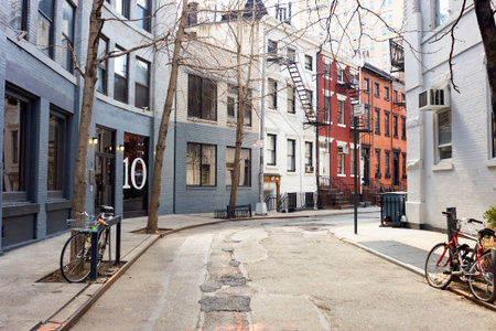 NEW YORK - CIRCA MARCH 2016: New York City at daytime. The City of New York, often called New York City or simply New York, is the most populous city in the United Statesのeditorial素材