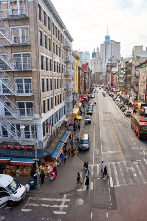 NEW YORK - CIRCA MARCH 2016: New York City at daytime. The City of New York, often called New York City or simply New York, is the most populous city in the United Statesのeditorial素材