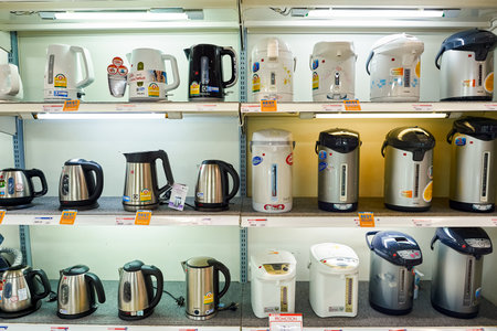 PATTAYA, THAILAND - FEBRUARY 24, 2016: inside HomePro store. The store provide advice and facilities for installation and maintenance of a wide range of domestic featuresのeditorial素材