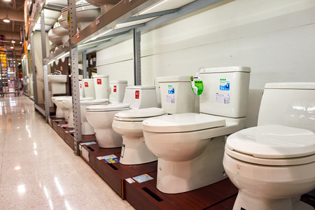 PATTAYA, THAILAND - FEBRUARY 24, 2016: inside HomePro store. The store provide advice and facilities for installation and maintenance of a wide range of domestic featuresのeditorial素材