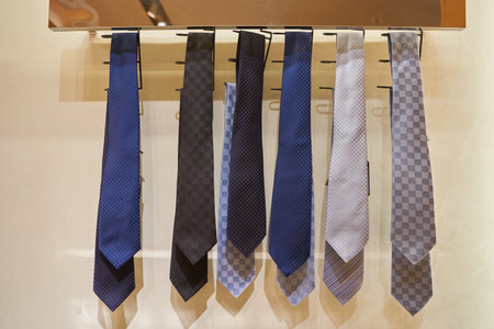 KUALA LUMPUR, MALAYSIA - MAY 09, 2016: inside of Louis Vuitton store. Louis Vuitton Malletier, commonly referred to as Louis Vuitton, or shortened to LV, is a French fashion house founded in 1854 by Louis Vuitton.のeditorial素材