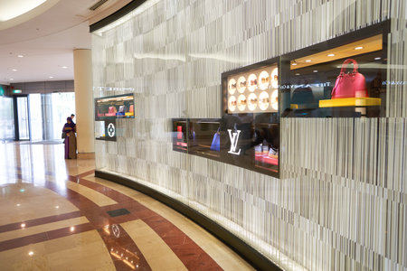 KUALA LUMPUR, MALAYSIA - MAY 09, 2016:  Louis Vuitton store at Suria KLCC.  Louis Vuitton Malletier,...