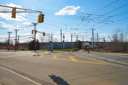 JERSEY CITY, NJ - CIRCA MARCH, 2016: Jersey City at daytime. Jersey City is the second most populous...