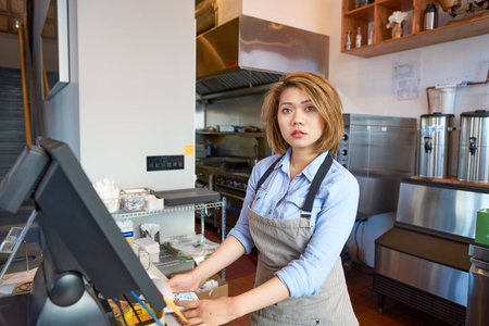 JERSEY CITY, NJ - MARCH 21, 2016: inside of Beechwood cafe in Jersey City. Jersey City is the second most populous city in the U.S. state of New Jersey after Newarkのeditorial素材