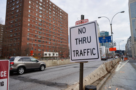 NEW YORK, USA - CIRCA MARCH, 2016: Brooklyn at daytime. Brooklyn is the most populous of New York City's five boroughs.のeditorial素材