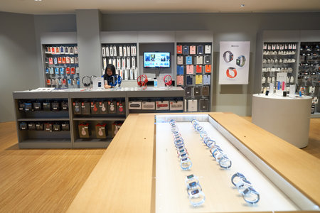 KUALA LUMPUR, MALAYSIA - MAY 09, 2016: electronics store in Suria KLCC. Suria KLCC is a shopping...