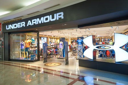 KUALA LUMPUR, MALAYSIA - MAY 09, 2016: Under Armour store in Suria KLCC. Suria KLCC is a shopping...