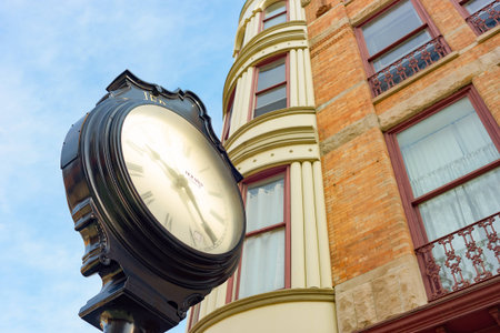 JERSEY CITY, NJ - CIRCA MARCH, 2016: Jersey City at daytime. Jersey City is the second most populous city in the U.S. state of New Jersey after Newark.のeditorial素材