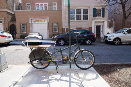 NEW YORK, USA - CIRCA MARCH, 2016: Brooklyn at daytime. Brooklyn is the most populous of New York City's five boroughs.のeditorial素材