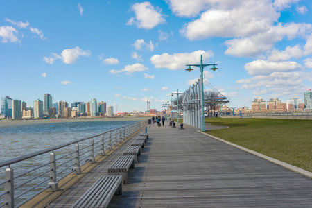 NEW YORK - CIRCA MARCH 2016: New York at daytime. The City of New York is the most populous city in the United States.のeditorial素材