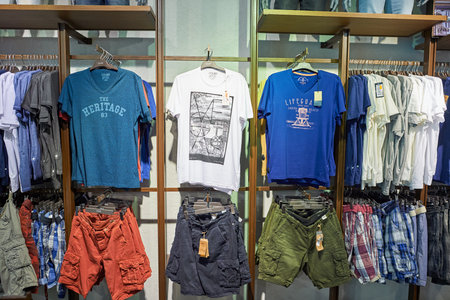 SAINT PETERSBURG, RUSSIA - CIRCA JULY, 2015: inside the store in Galeria shopping center. Galeria is...