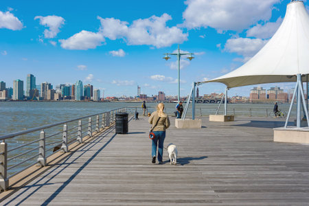 NEW YORK - CIRCA MARCH 2016: New York at daytime. The City of New York is the most populous city in the United States.のeditorial素材