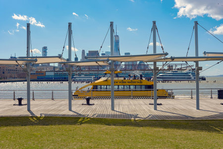 NEW YORK - CIRCA MARCH 2016: New York at daytime. The City of New York is the most populous city in the United States.のeditorial素材