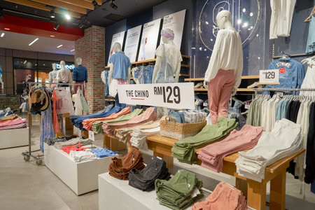 KUALA LUMPUR, MALAYSIA - CIRCA MAY, 2016: interior of a store at shopping center in Kuala Lumpur....