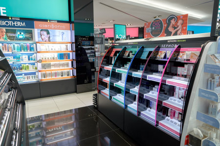 KUALA LUMPUR, MALAYSIA - CIRCA MAY, 2016: Sephora store in Kuala Lumpur. Sephora is a French brand...