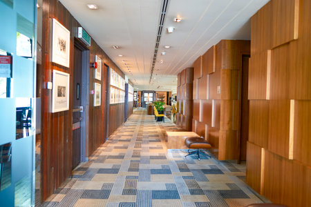 KUALA LUMPUR, MALAYSIA - CIRCA MAY, 2016: inside of a lounge at The GTower building.  The building...