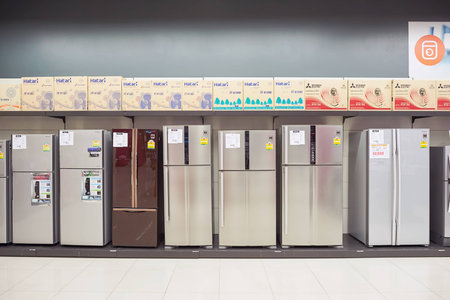PATTAYA, THAILAND - FEBRUARY 22, 2016: inside of a store at Central Festival Pattaya. Central Festival Pattaya Beach is a shopping mall in Pattaya, Thailand.のeditorial素材