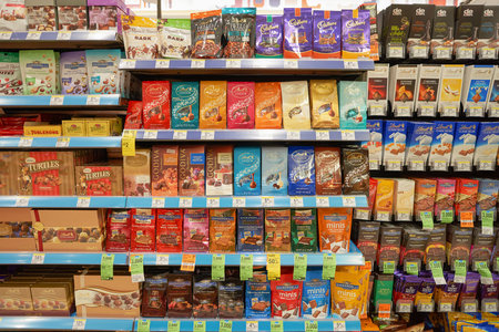 CHICAGO, IL - CIRCA APRIL, 2016: inside of the Walgreens store. The Walgreen Company is an American pharmaceutical company which operates the second-largest chain in the USA behind CVS Health.のeditorial素材