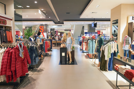PATTAYA, THAILAND - FEBRUARY 22, 2016: inside of a store at Central Festival Pattaya. Central Festival Pattaya Beach is a shopping mall in Pattaya, Thailand.のeditorial素材