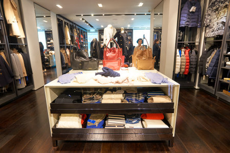 HONG KONG - CIRCA JANUARY, 2016: interior of a store in Hong Kong. Shopping is a widely popular...