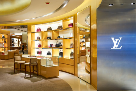 HONG KONG - CIRCA JANUARY, 2016: Louis Vuitton store in Hong Kong. Louis Vuitton is a French fashion...