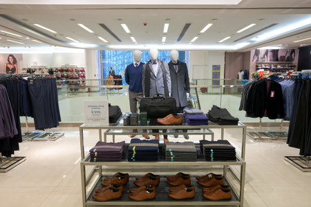 HONG KONG - CIRCA JANUARY, 2016: inside of a Marks and Spencer store in Hong Kong. Marks and Spencer...