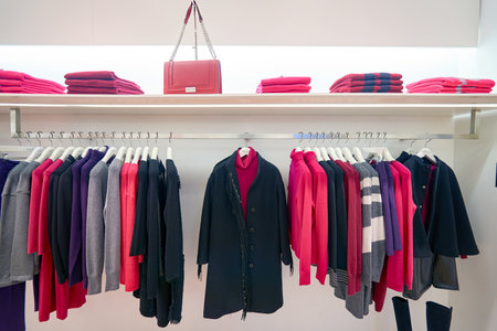 SHENZHEN, CHINA - FEBRUARY 05, 2016: inside of a store at KK Mall in Shenzhen. Shenzhen has excellent shopping choices and offers tourists great shopping opportunities.のeditorial素材
