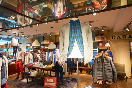 HONG KONG - CIRCA JANUARY, 2016: interior of a store in Hong Kong. Shopping is a widely popular...